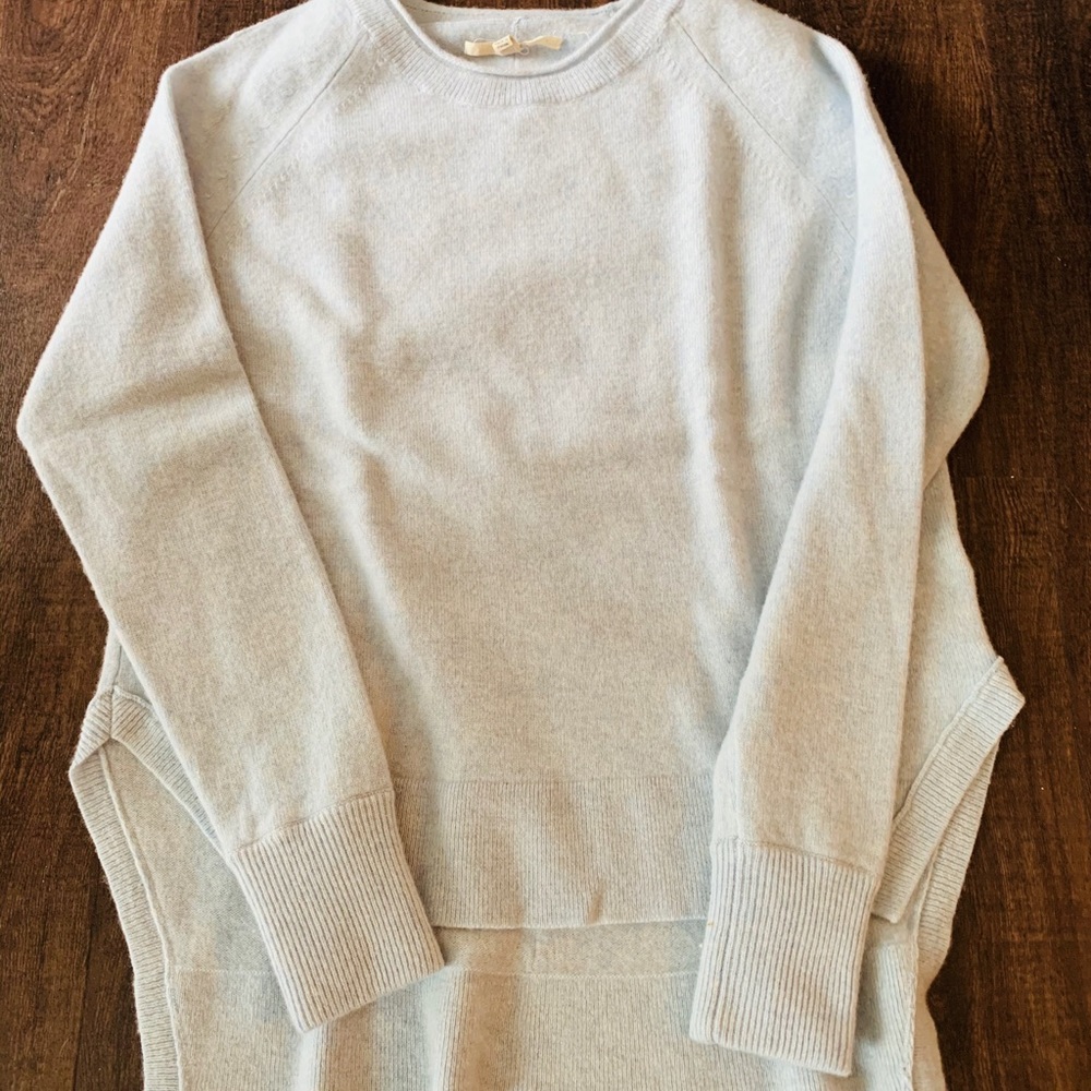 J Brand Blue Cashmere Sweater